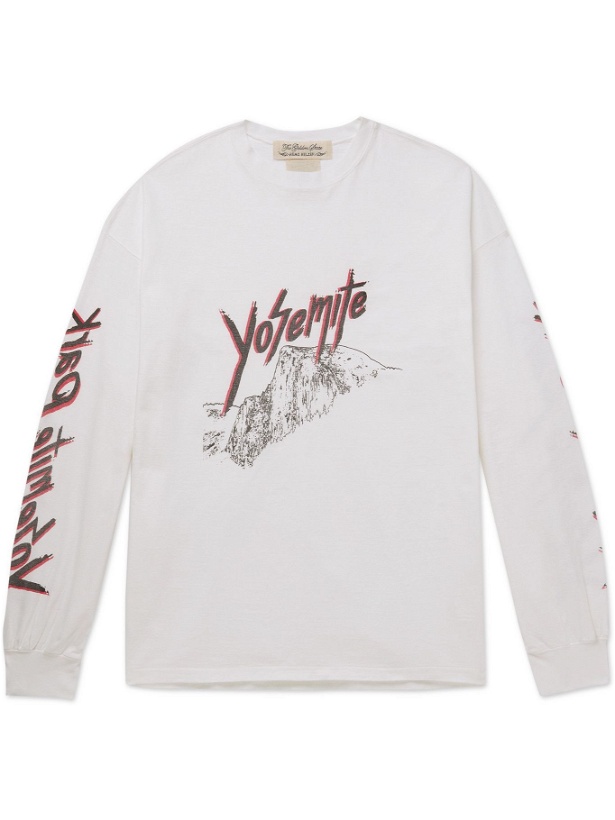 Photo: REMI RELIEF - Printed Cotton-Jersey T-Shirt - White