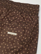 Massimo Alba - Kite Straight-Leg Mid-Length Polka-Dot Swim Shorts - Brown