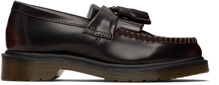 Photo: Dr. Martens Burgundy Adrian Arcadia Leather Tassel Loafers