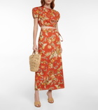 Erdem - Vacation Hydra floral cotton crop top