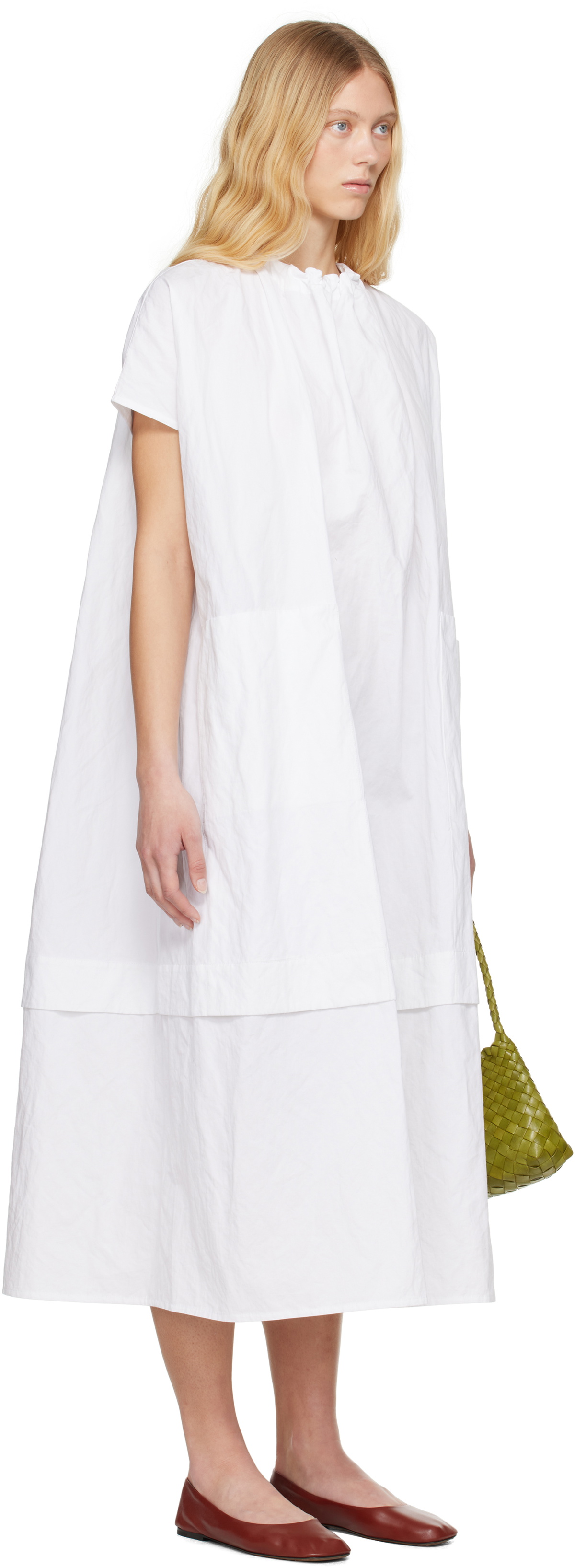 Toogood White 'The Poet' Midi Dress