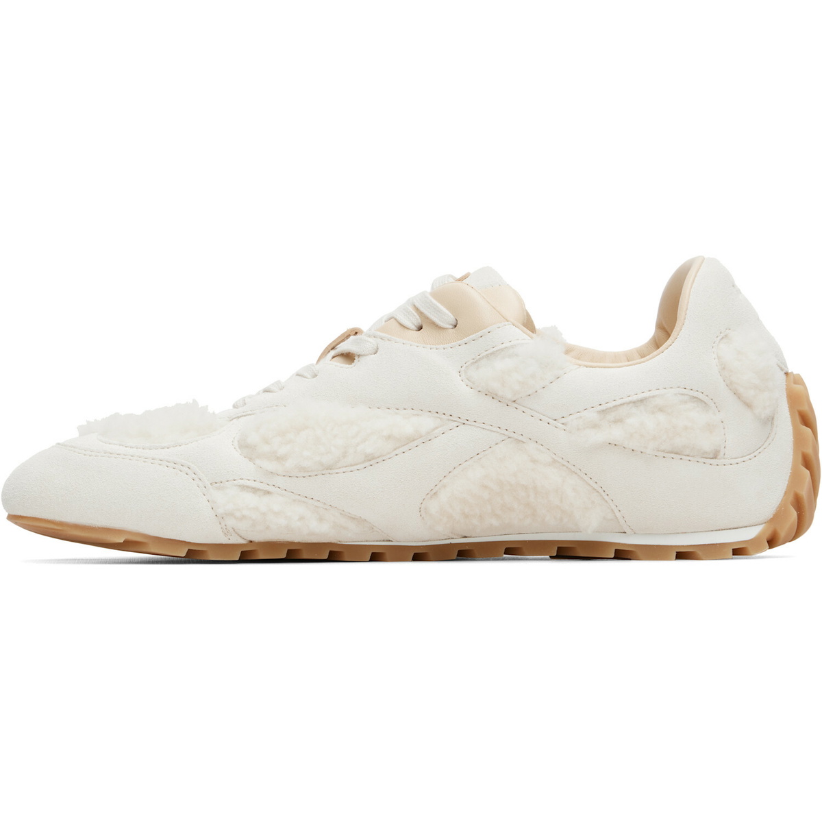 Bottega Veneta Off-White Orbit Flash Sneakers