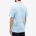 Pass~Port Men's Dumb~Luck Horseshoe T-Shirt in Stonewash Blue