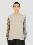 Vivienne Westwood - Last Patched Sweater in Brown