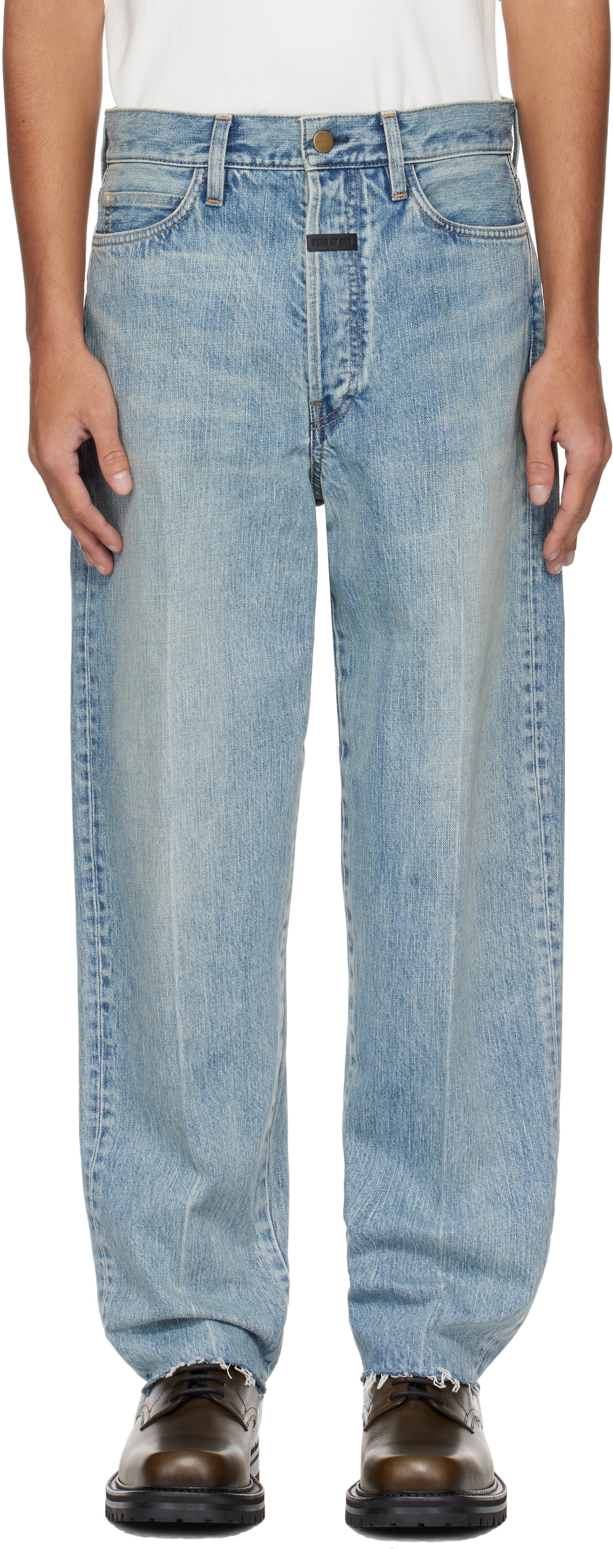 Fear of God Blue 80s 5 Pocket Jeans Fear Of God