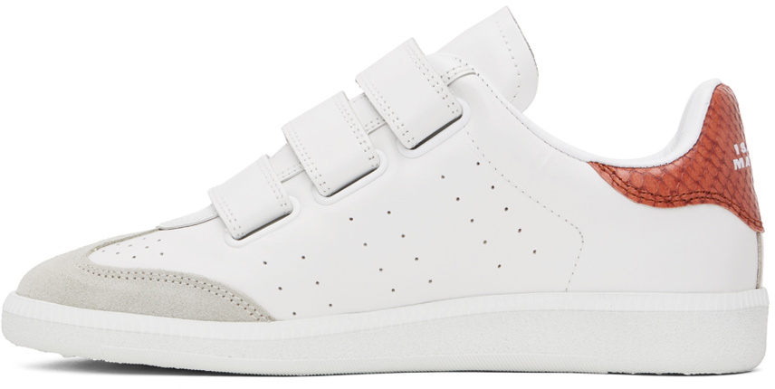 Isabel Marant White & Orange Sneakers