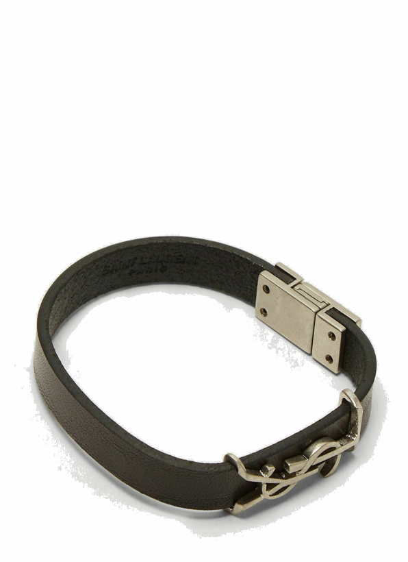 Photo: Leather Bracelet in Black
