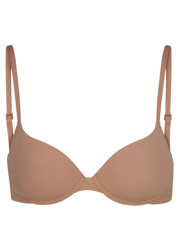 Photo: Skims Stretch-jersey Push-up bra Light Brown