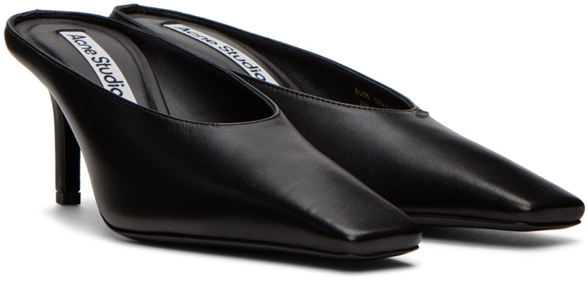 Acne Studios Black Leather Heels