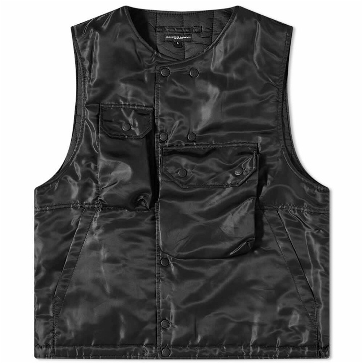 Photo: Engineered Garments Men's Cover Vest in Black