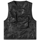 Engineered Garments Men's Cover Vest in Black