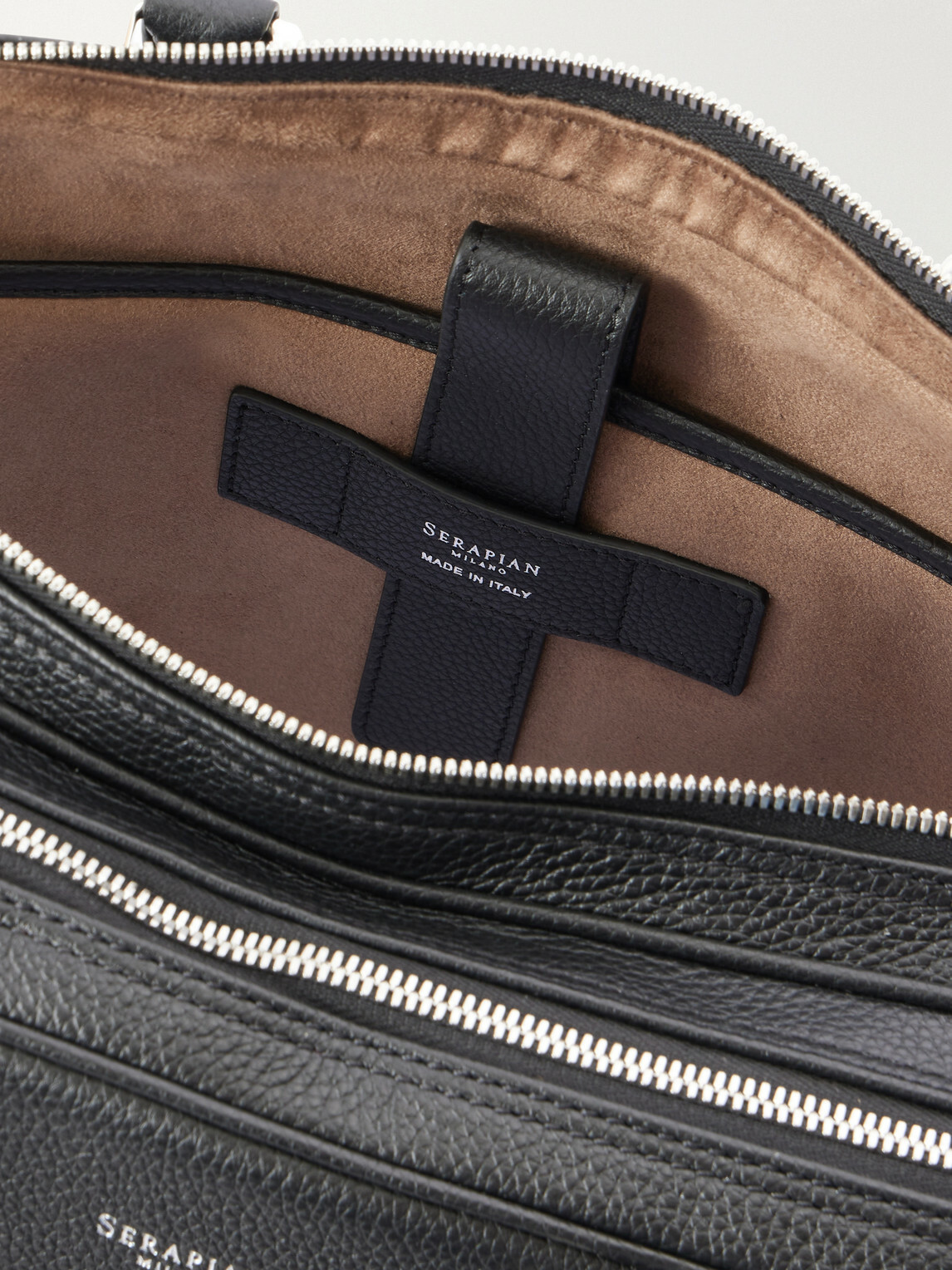 Serapian - Full-Grain Leather Briefcase