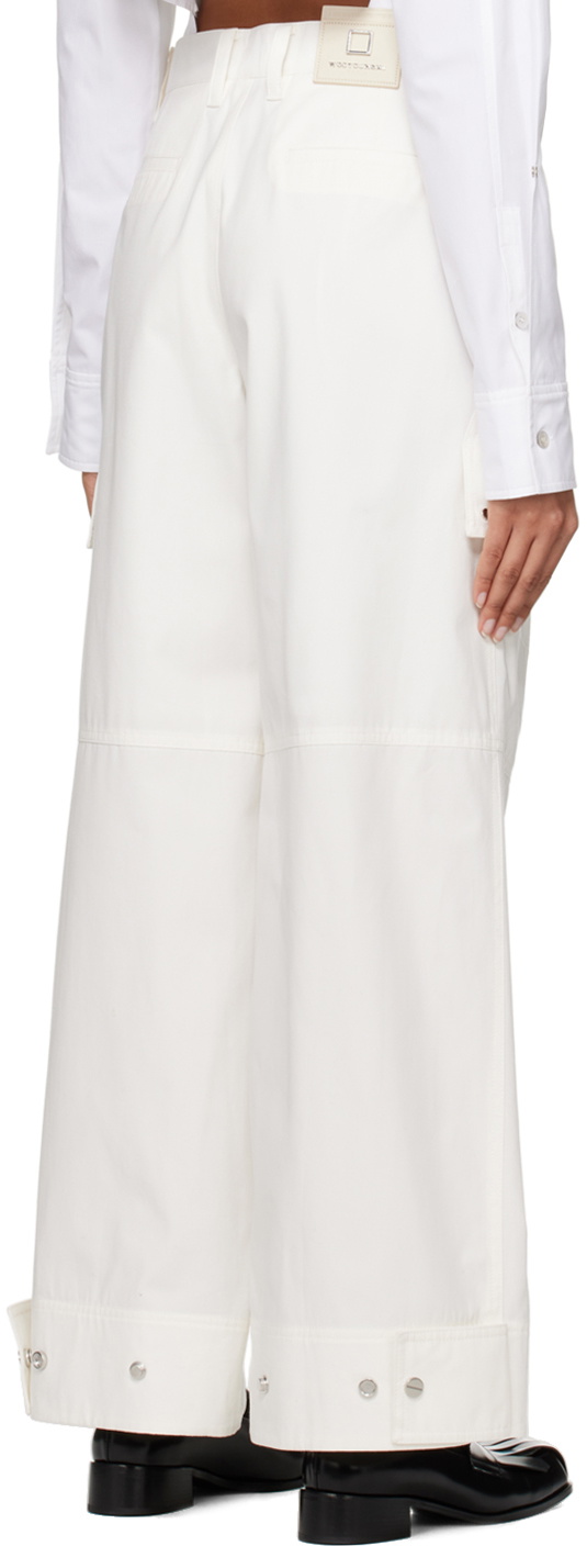 Wooyoungmi Off-White Paneled Trousers