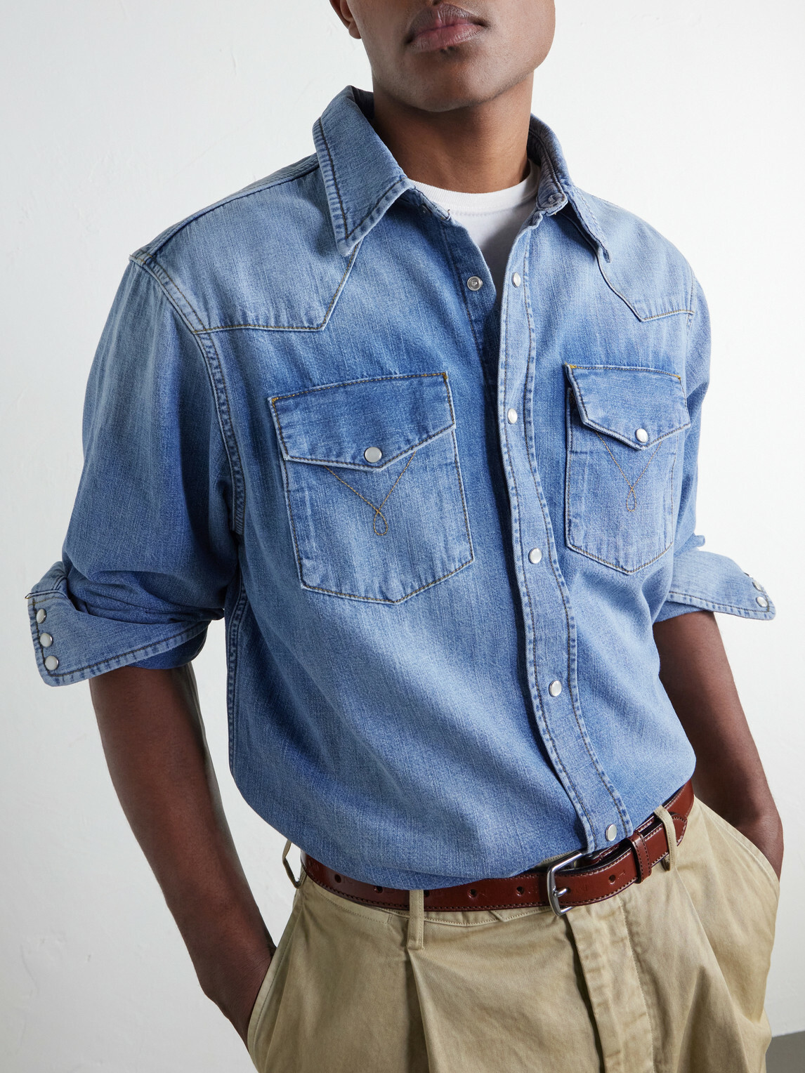 Aimé Leon Dore - Denim Shirt - Blue