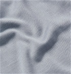 Secondskin - Slim-Fit Silk T-Shirt - Blue