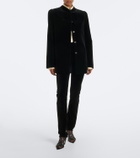 Khaite Sadie cotton velvet coat