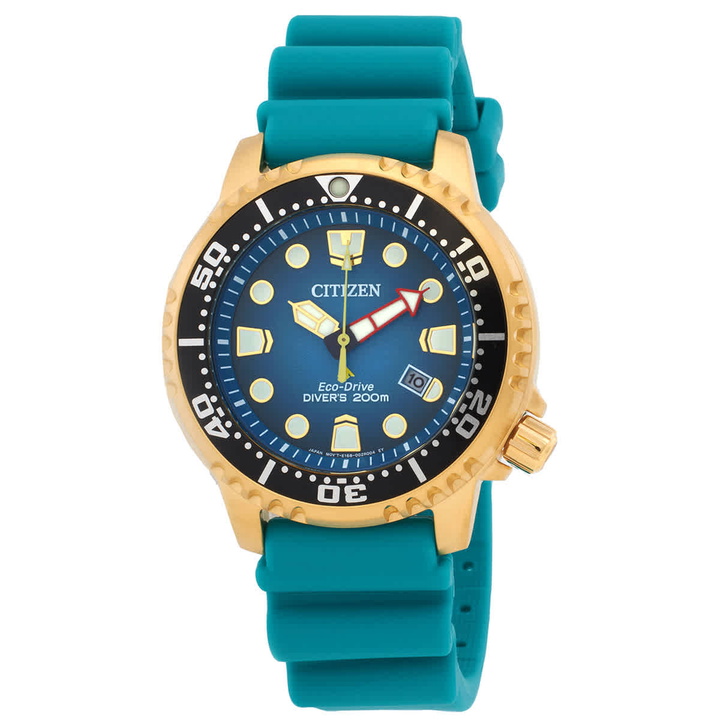 Photo: Citizen Eco-Drive Promaster Dive Turquoise Dial Mens Watch BN0162-02X