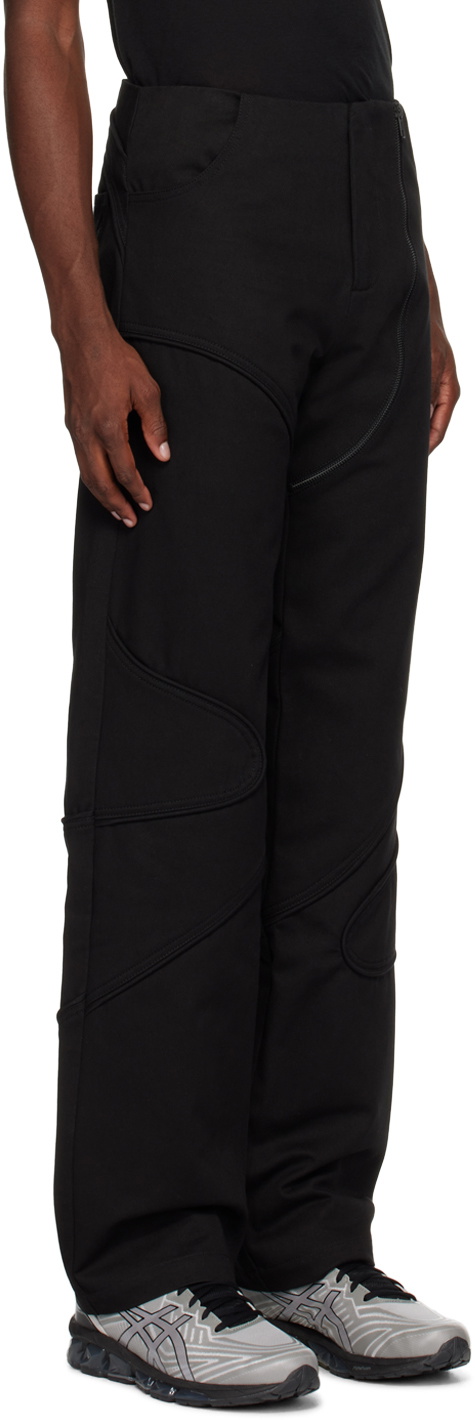 Mainline:RUS/Fr.CA/DE SSENSE Exclusive Black Devon Trousers