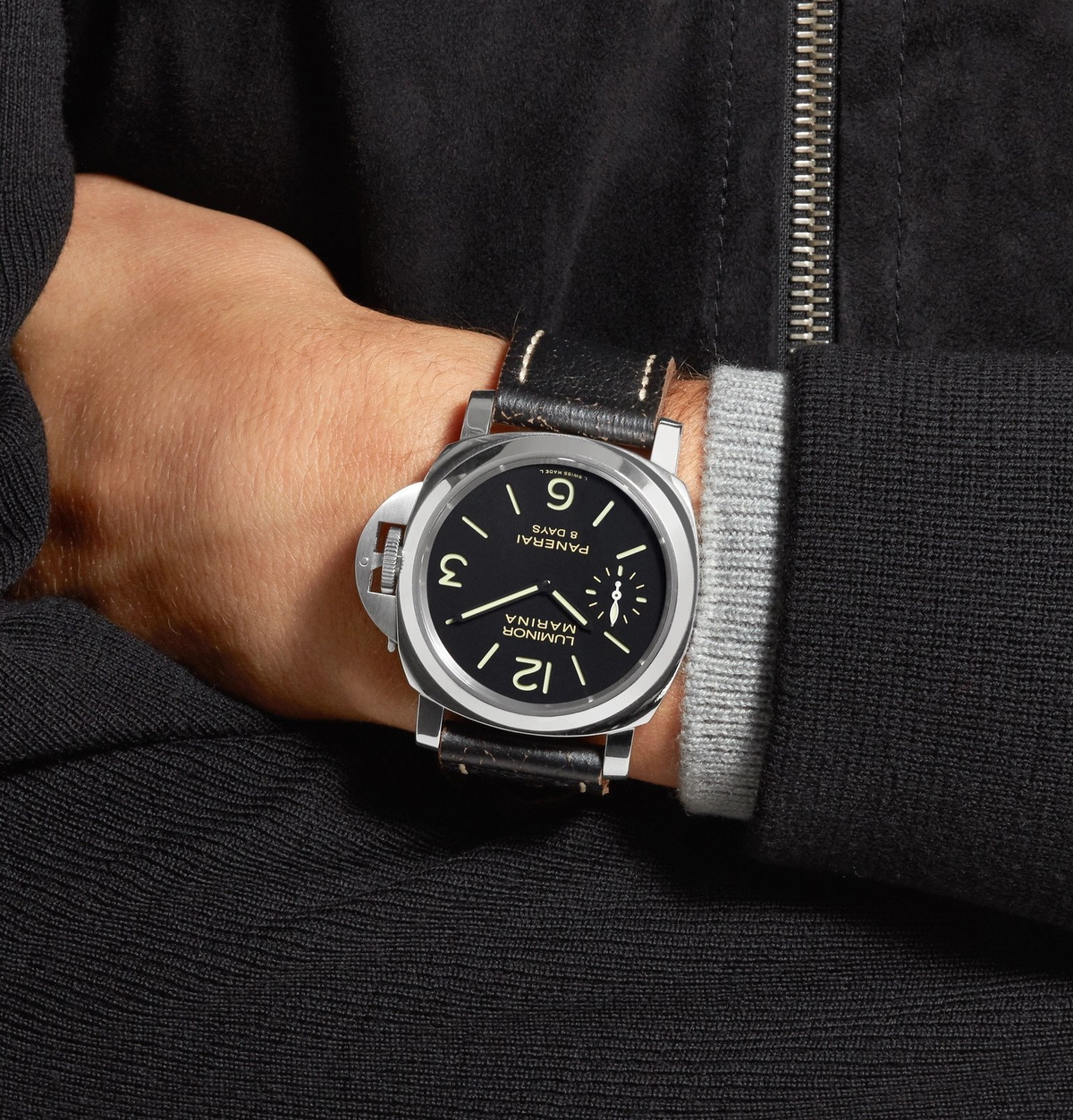 Panerai luminor marina 8 best sale days acciaio