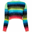 AGR Women's Lace Mohair Top in Multi