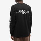 Tired Skateboards Men's Long Sleeve Tired Zone T-Shirt in Black