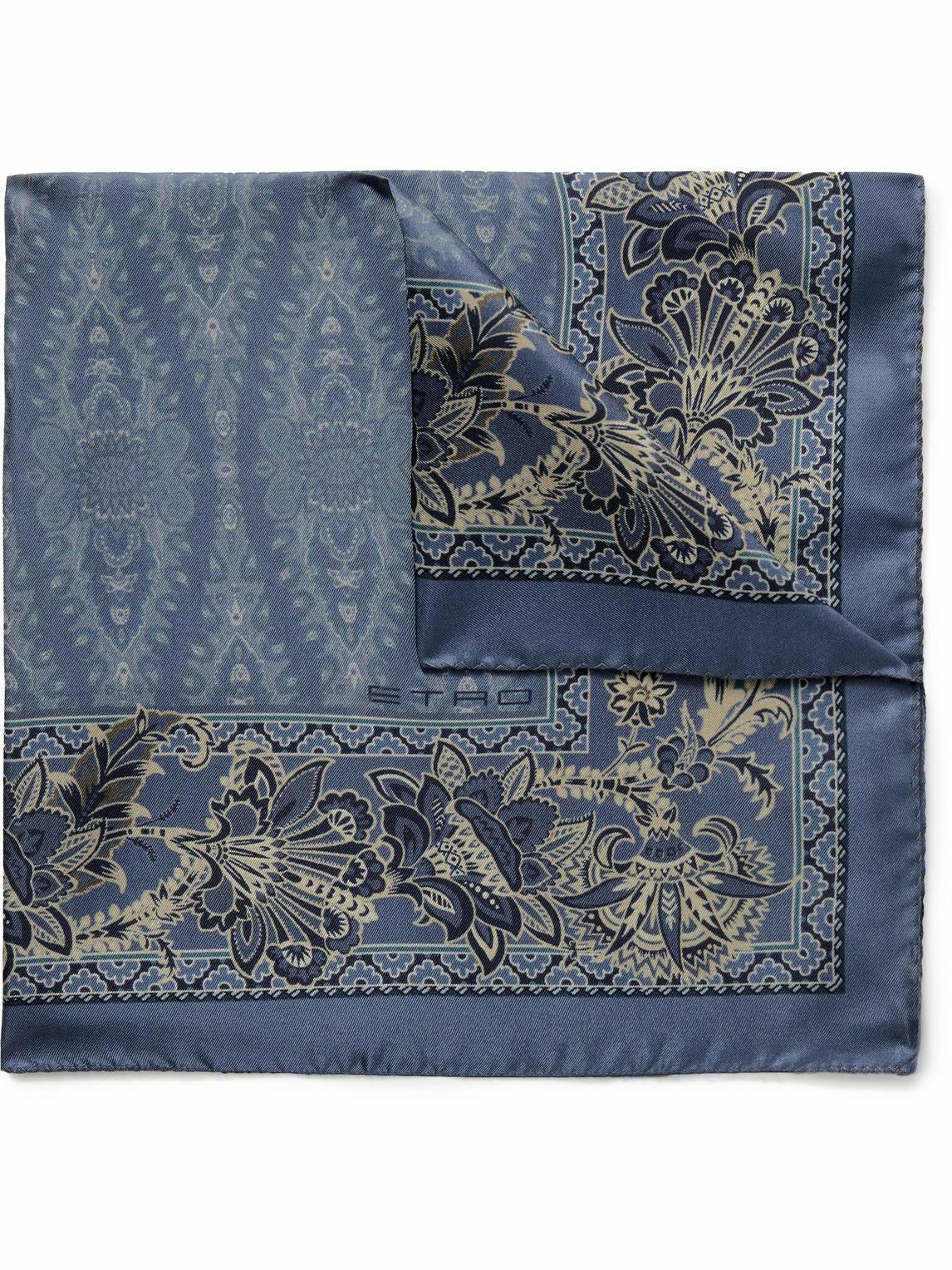 Babies Elephants Silk Twill Pocket Square