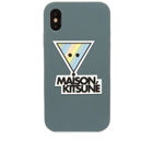 Maison Kitsuné 3D Rainbow Triangle Fox iPhone X Case
