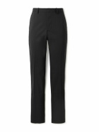 Theory - Mayer Tapered Virgin Wool-Blend Suit Trousers - Black