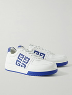 Givenchy - G4 Logo-Embossed Leather Sneakers - White