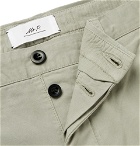 Mr P. - Grey Garment-Dyed Cotton-Twill Chinos - Gray