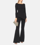 Safiyaa Halluana high-rise flared pants