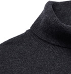 CLUB MONACO - Mélange Cashmere Rollneck Sweater - Gray