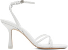 Alexander Wang White Dahlia 85 Heeled Sandals