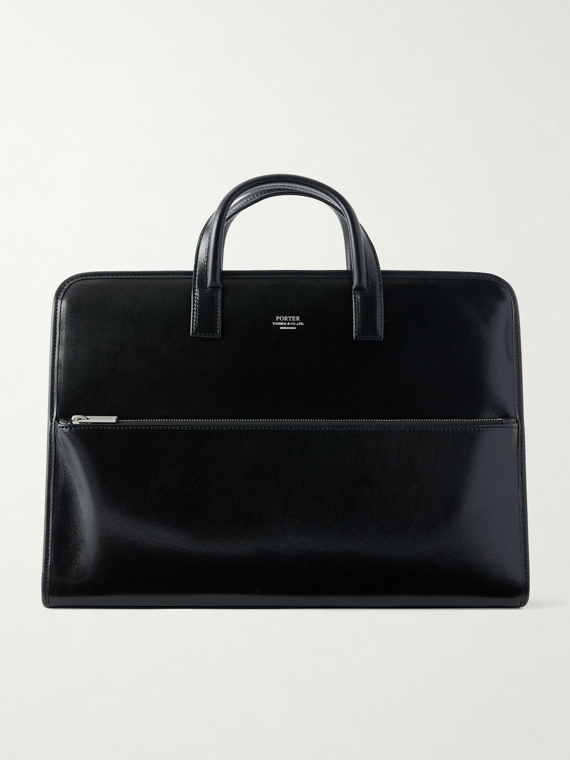 Porter-Yoshida and Co - Clerk Leather Briefcase - Black