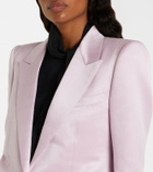Tom Ford Cotton and silk satin blazer