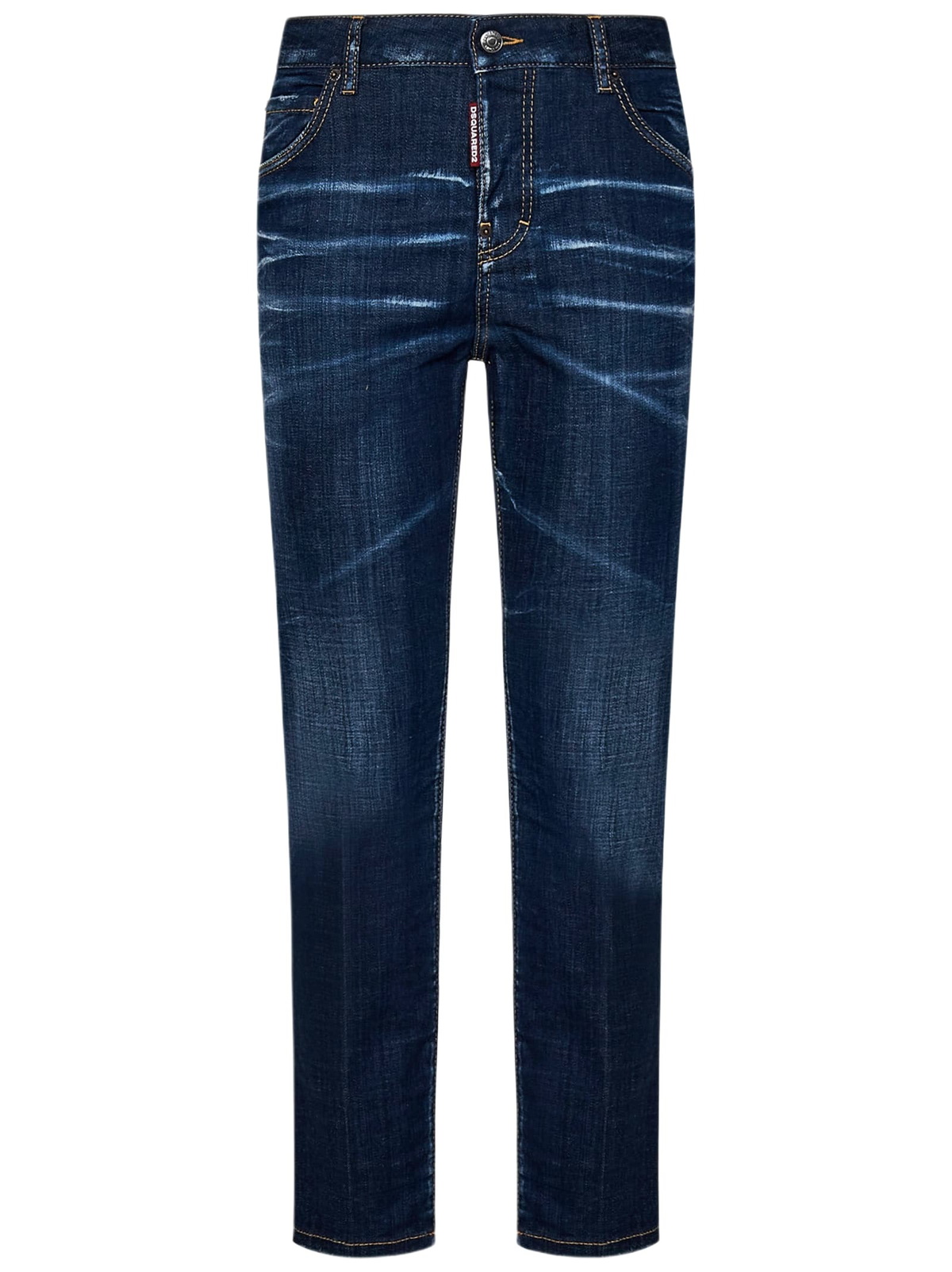 DSQUARED2 Boston High Rise Straight Jeans Dsquared2 DSQUARED2 Boston High Rise Straight Jeans Dsquared2