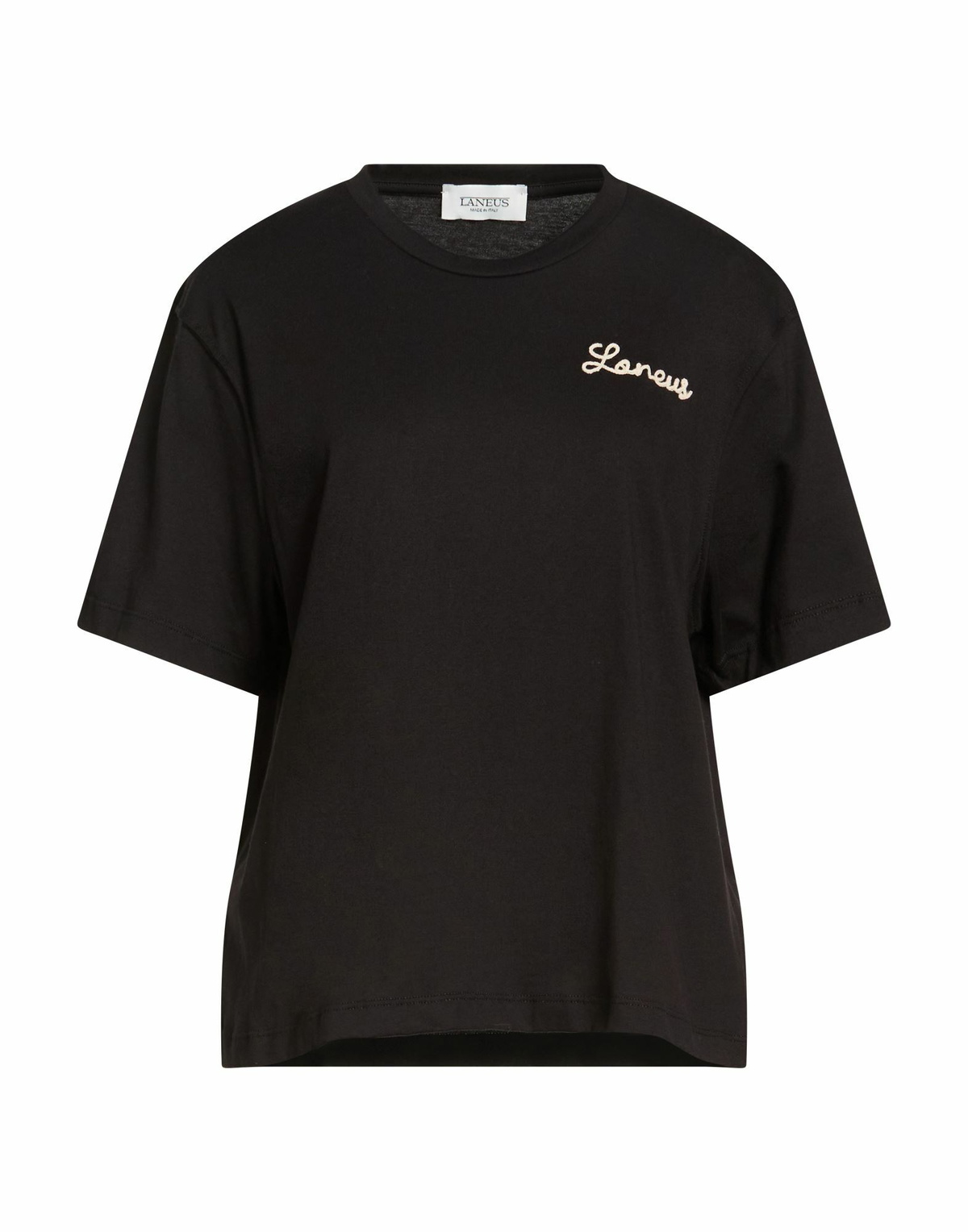 Laneus Womens T-shirt in Black