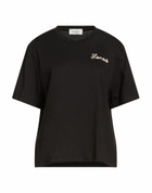 Laneus Womens T-shirt in Black