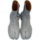 Maison Margiela Grey Paint Airbag Tabi Boots