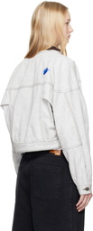 ADER error White 1601 Trucker Denim Jacket