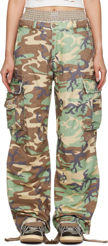 Photo: ERL Khaki Camo Cargo Pants