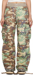 ERL Khaki Camo Cargo Pants