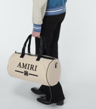 Amiri - Logo canvas duffel bag