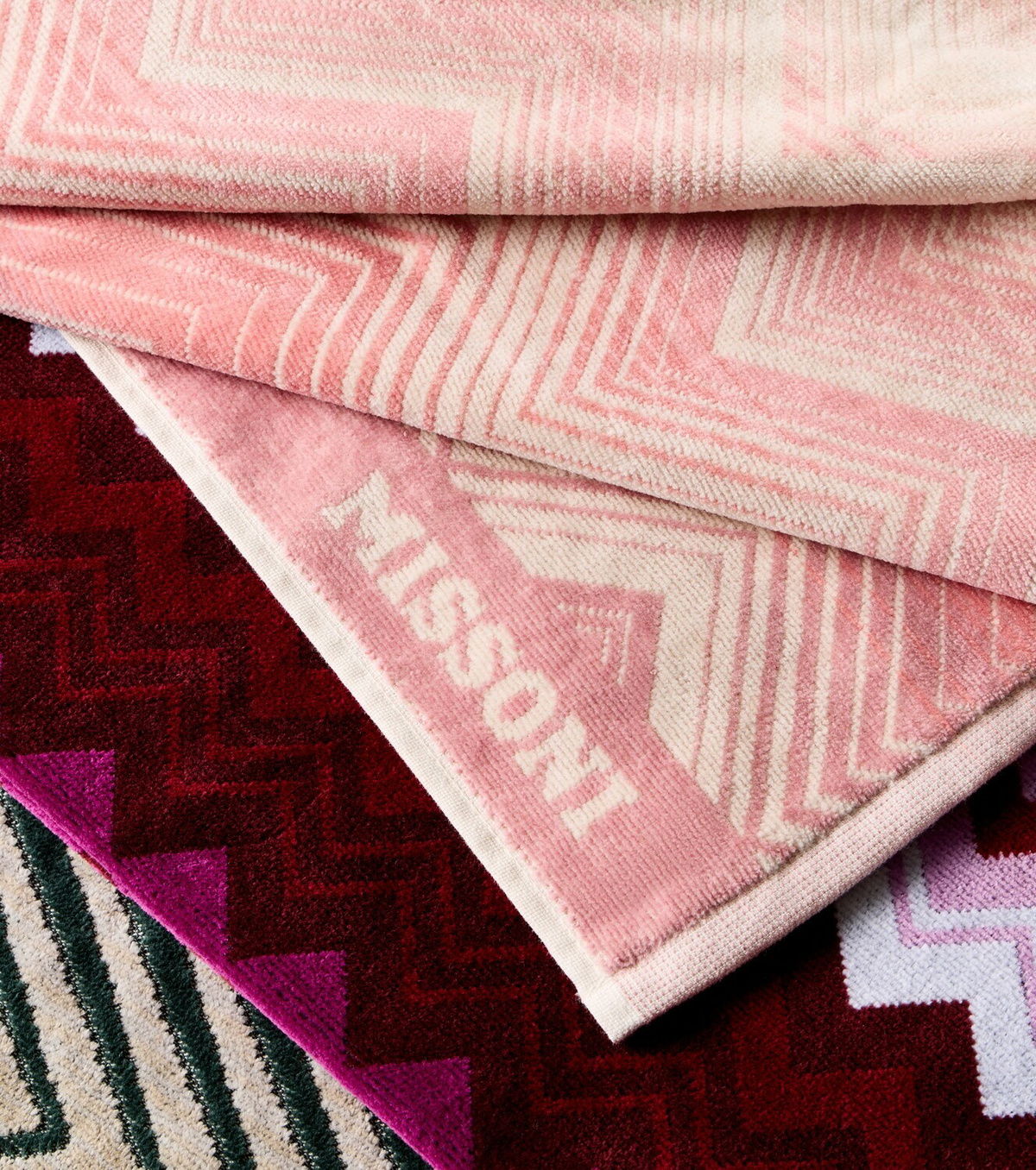 Missoni Marea chevron cotton terry bath sheet