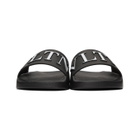 Valentino Black Valentino Garavani VLTN Slides