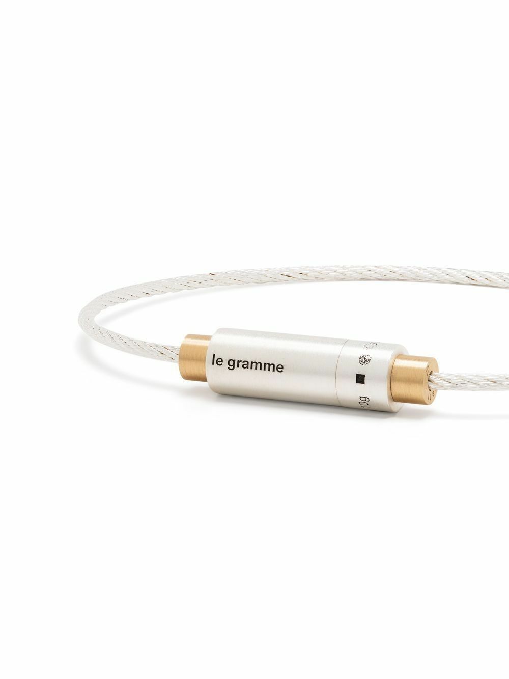 Le Gramme Sterling Silver Le 9g Brushed Cable Bracelet