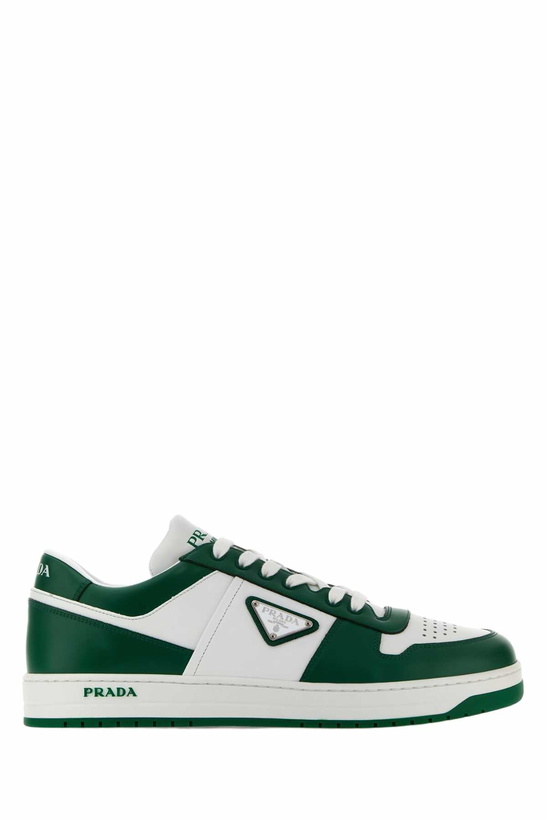 Photo: Prada Two-tone Leather Downtown Sneakers
