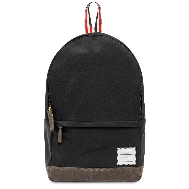 Photo: Thom Browne Patch Logo Backpack