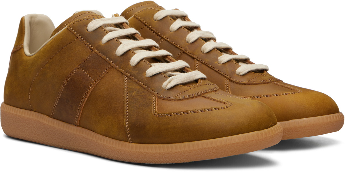 Maison Margiela Tan Replica Sneakers