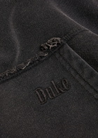 Duke And Dexter Paint Splatter Print Cotton Sweatshirt Black